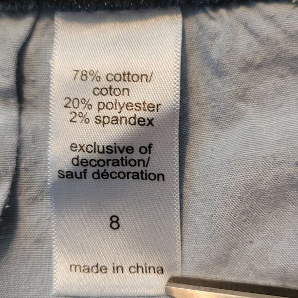 Maurices Jeans Size 8 Skinny Mid Rise Medium Light Wash Stretch Denim - Picture 5 of 11